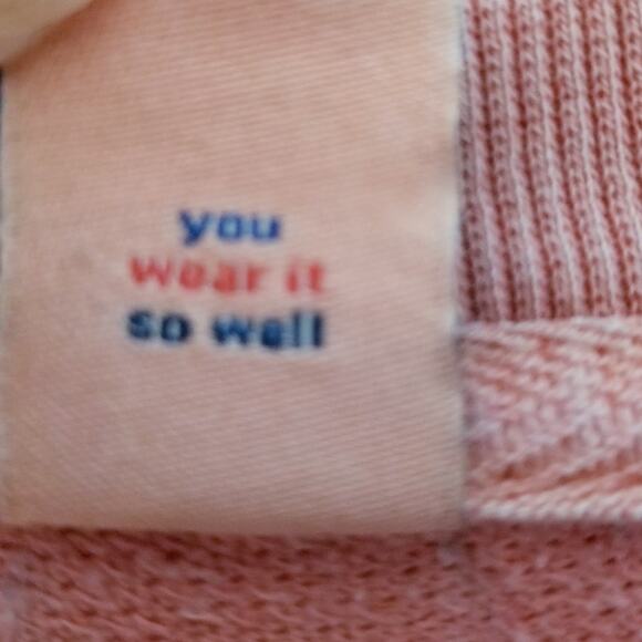 Easy Vintage Graphic Sweatshirt "All Things Are Connected" Apricot Butter - 3X - Picture 7 of 9